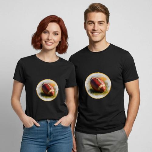 American Football: Heart of the Gridiron - Heavyweight Unisex T-Shirt by Gildan