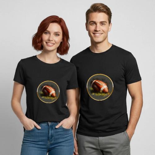 American Football: Gridiron Gold - Heavyweight Unisex T-Shirt by Gildan