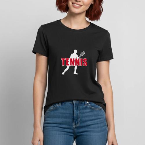 Red Court Tennis - Heavyweight Unisex T-Shirt by Gildan