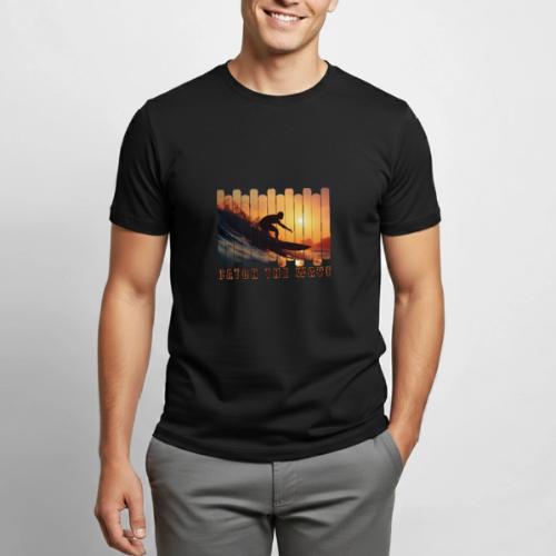 Surfing: Catch the Wave - Heavyweight Unisex T-Shirt by Gildan