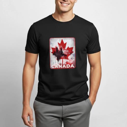 Canada's Maple Leaf Pride - Heavyweight Unisex T-Shirt by Gildan