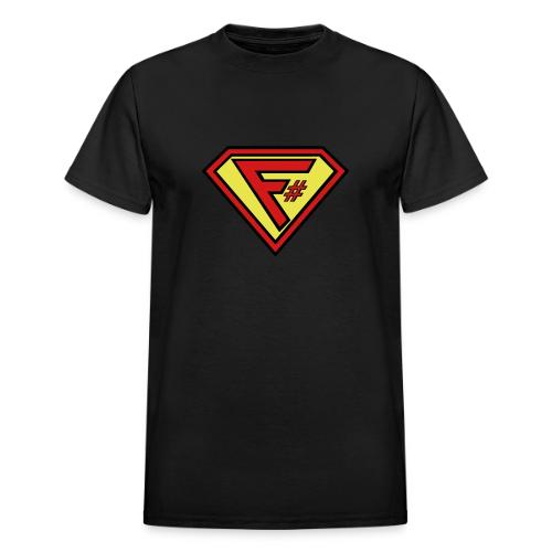 F# Hero Woman - Heavyweight Unisex T-Shirt by Gildan