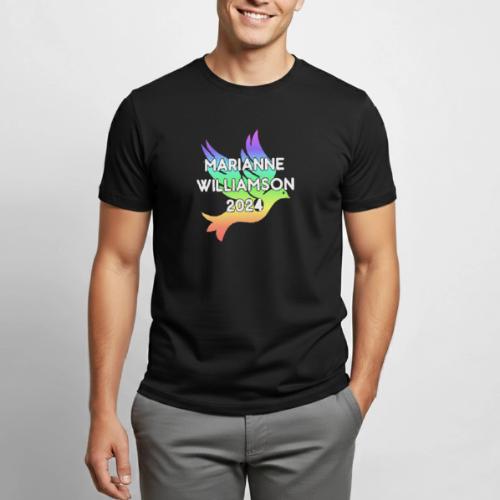 Marianne Williamson For President 2024 Rainbow - Heavyweight Unisex T-Shirt by Gildan