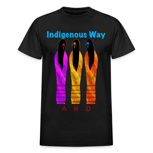 Indigenous Indigenous Way - Heavyweight Unisex T-Shirt by Gildan