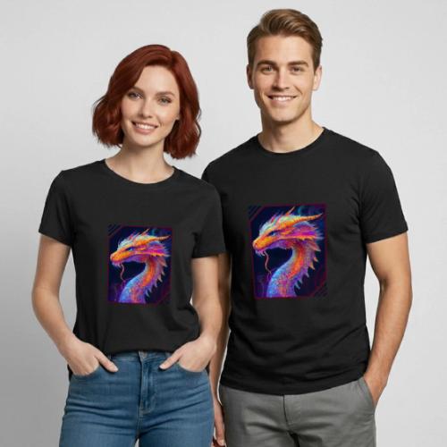 Dragon Spectrum - Heavyweight Unisex T-Shirt by Gildan