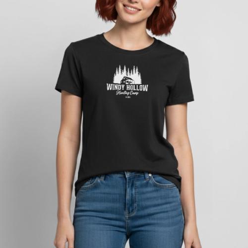 Windy Hollow Hunting Camp - DARK - Heavyweight Unisex T-Shirt by Gildan