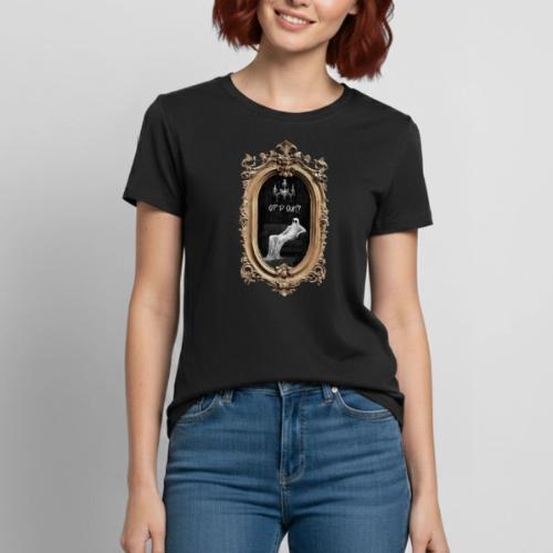 Ghosted (W on B) - Heavyweight Unisex T-Shirt by Gildan