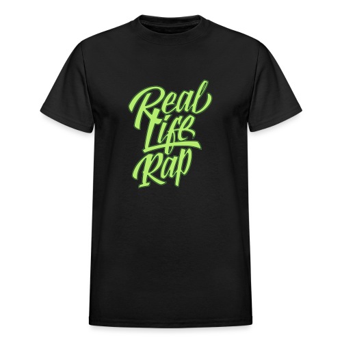 realliferap1_twocolor_rev - Gildan Ultra Cotton Adult T-Shirt