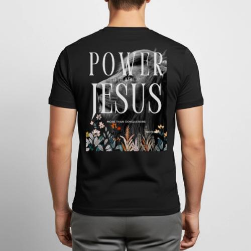 POWER IN THE NAME JESUS - Heavyweight Unisex T-Shirt by Gildan
