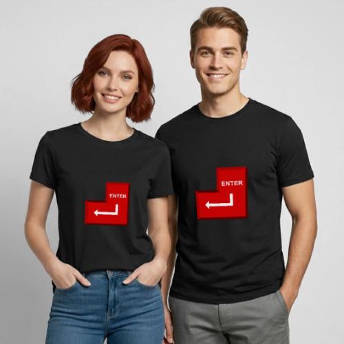Just Press Enter - Heavyweight Unisex T-Shirt by Gildan