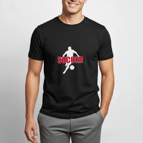 Power Kick Soccer - Heavyweight Unisex T-Shirt by Gildan