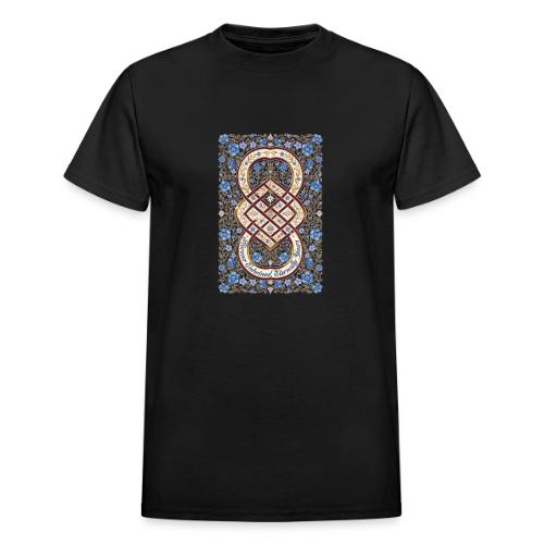 Forever Entwined Eternally Yours Infinity Knot T-S - Heavyweight Unisex T-Shirt by Gildan