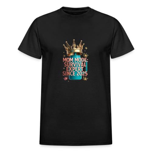 Mom Mode Survival Expert Tee - Heavyweight Unisex T-Shirt by Gildan