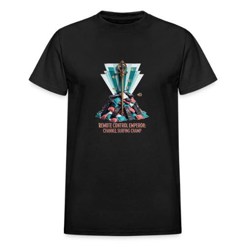 Remote Control Emperor T Shirt - Heavyweight Unisex T-Shirt by Gildan