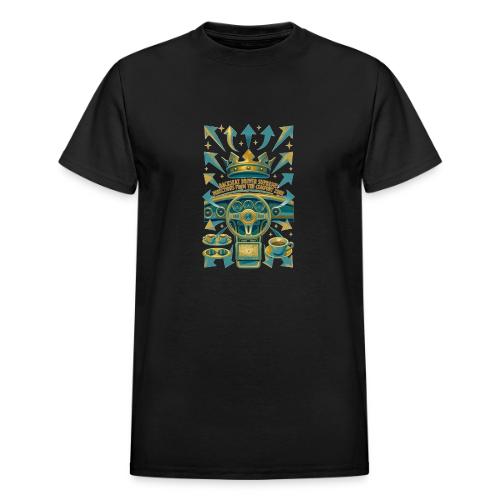 Backseat Driver T Shirt, Funny Dad Gift - Heavyweight Unisex T-Shirt by Gildan