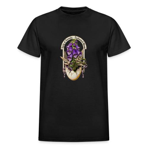 Spring Serenity Foxglove Tee, Easter Gift for wife - Heavyweight Unisex T-Shirt by Gildan