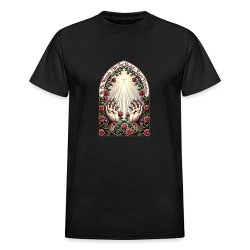 Easter By His Wounds Healed T Shirt, Renewal Gift - Heavyweight Unisex T-Shirt by Gildan