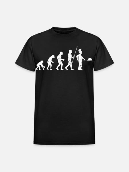 Baker Evolution - Heavyweight Unisex T-Shirt by Gildan - black