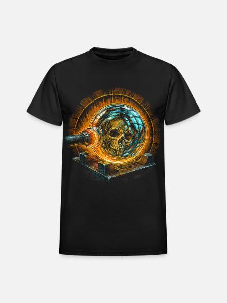 Glass Blowing - Heavyweight Unisex T-Shirt by Gildan - black
