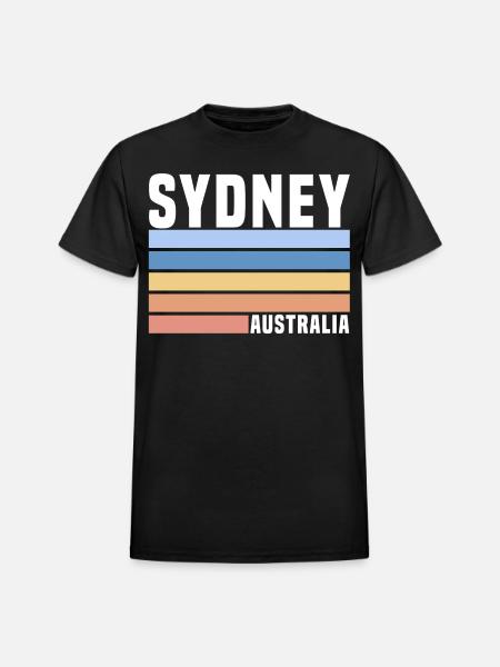Sydney Australia - Heavyweight Unisex T-Shirt by Gildan - black