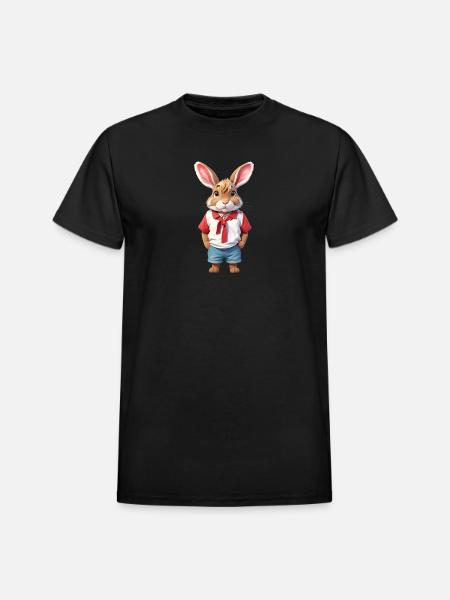 Default On the white mono - Heavyweight Unisex T-Shirt by Gildan - black