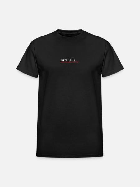 BUFFER: FULL – Mental Health Awareness | log_02 - Heavyweight Unisex T-Shirt by Gildan - black