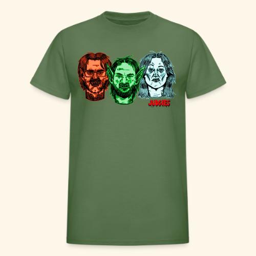 Three Ghouls - Heavyweight Unisex T-Shirt by Gildan