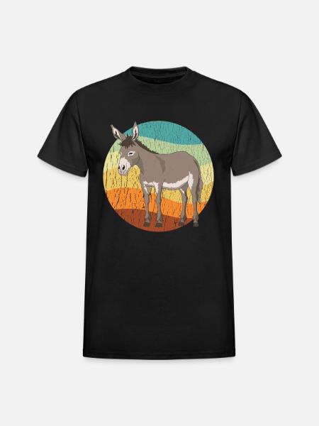 Mule Lover Mules Owner - Heavyweight Unisex T-Shirt by Gildan - black