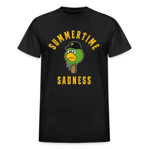 Summertime Sadness (Front Only, Full, on Black) - Heavyweight Unisex T-Shirt by Gildan