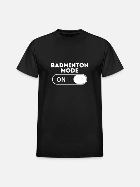 Badminton Mode - Heavyweight Unisex T-Shirt by Gildan - black