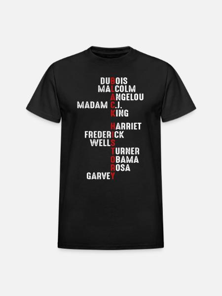 Black history shirt - Heavyweight Unisex T-Shirt by Gildan - black