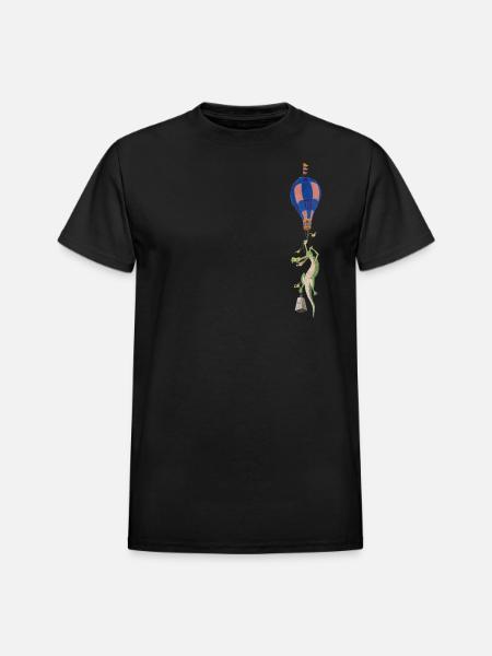 Fly Away - Heavyweight Unisex T-Shirt by Gildan - black