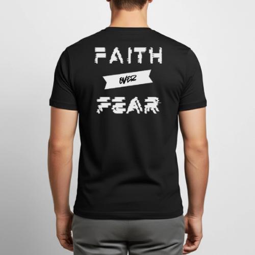 FOF (FAITH OVER FEAR) - Heavyweight Unisex T-Shirt by Gildan