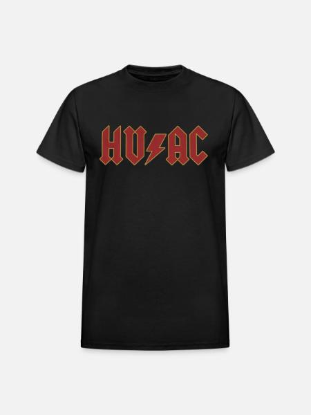 HVAC - Heavyweight Unisex T-Shirt by Gildan - black