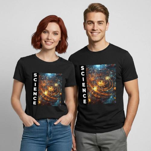 Golden Core of Science - Heavyweight Unisex T-Shirt by Gildan