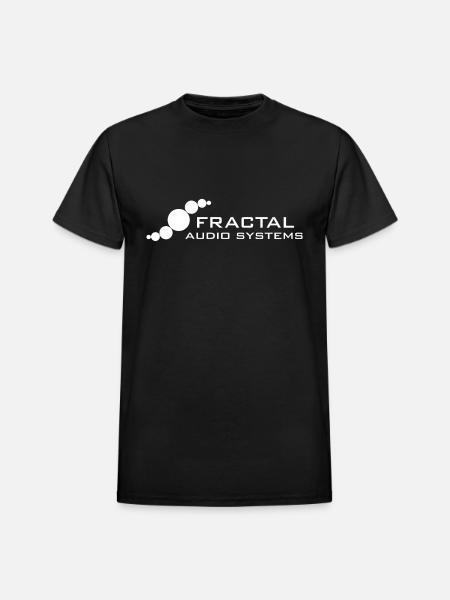 FRACTAL - Heavyweight Unisex T-Shirt by Gildan - black
