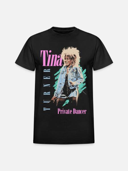 Tina Turner Private Dancer Design - Heavyweight Unisex T-Shirt by Gildan - black