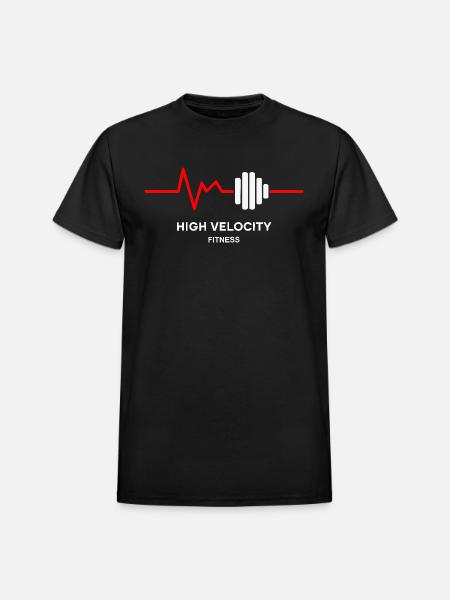 High Velocity Fitness T-Shirt - Heavyweight Unisex T-Shirt by Gildan - black