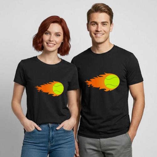Tennis Ball - Heavyweight Unisex T-Shirt by Gildan