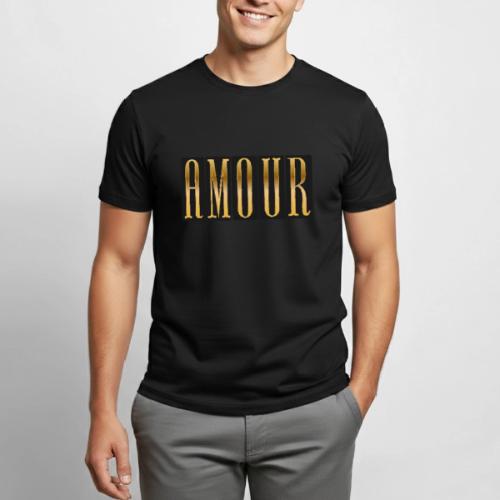 Golden Love - Heavyweight Unisex T-Shirt by Gildan