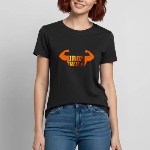 Bodybuilding: Iron Will Power - Heavyweight Unisex T-Shirt by Gildan