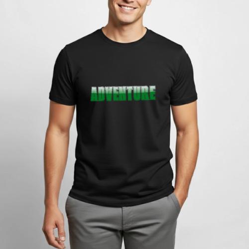 Adventure Typography Design for Apparel - Heavyweight Unisex T-Shirt by Gildan