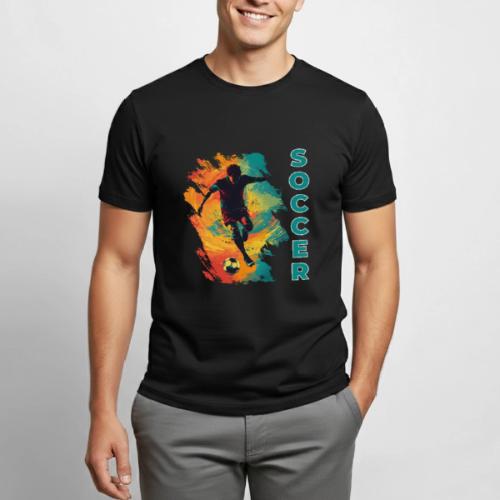 Soccer Hero Mode - Heavyweight Unisex T-Shirt by Gildan