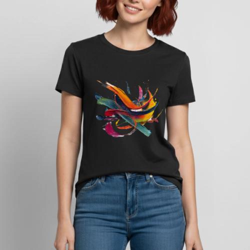 Colorful Waves - Heavyweight Unisex T-Shirt by Gildan
