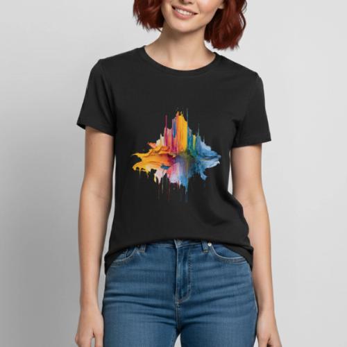 Impasto Spectrum - Heavyweight Unisex T-Shirt by Gildan
