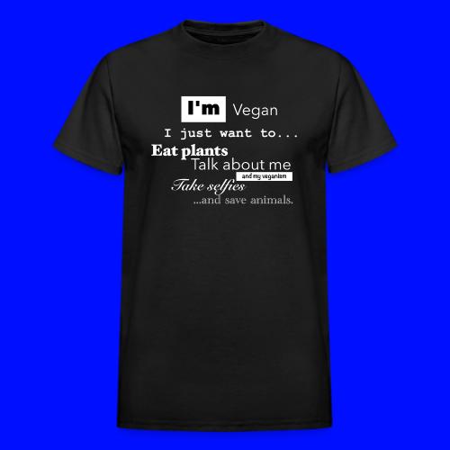 I'm a Vegan - Heavyweight Unisex T-Shirt by Gildan