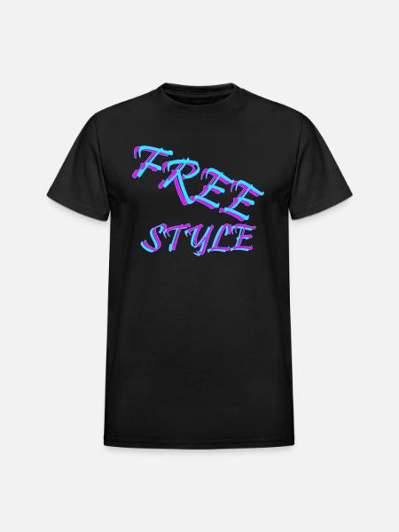 “FREE STYLE” – CHIC T-SHIRTS - Heavyweight Unisex T-Shirt by Gildan - black