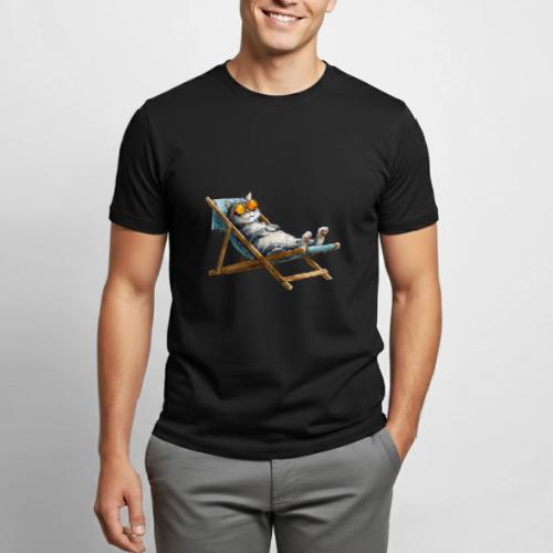 Sunshine Cat Mode - Heavyweight Unisex T-Shirt by Gildan