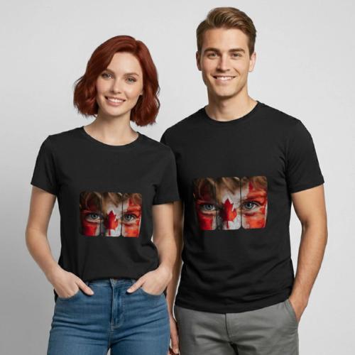 Canada: Maple Leaf Gaze - Heavyweight Unisex T-Shirt by Gildan