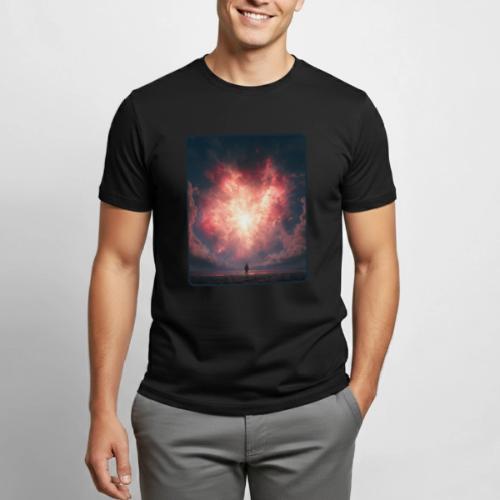 Supernova Sky Sci-Fi Artwork - Heavyweight Unisex T-Shirt by Gildan